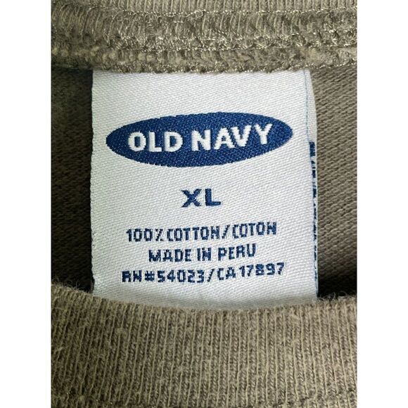 Old Navy Mens Short Sleeve Shirt Khaki Green Size XL - Picture 4 of 5